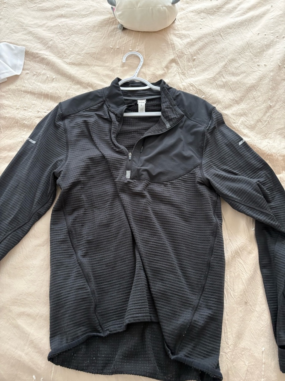 DSG Black Men's Quarter-Zip Performance Jacket